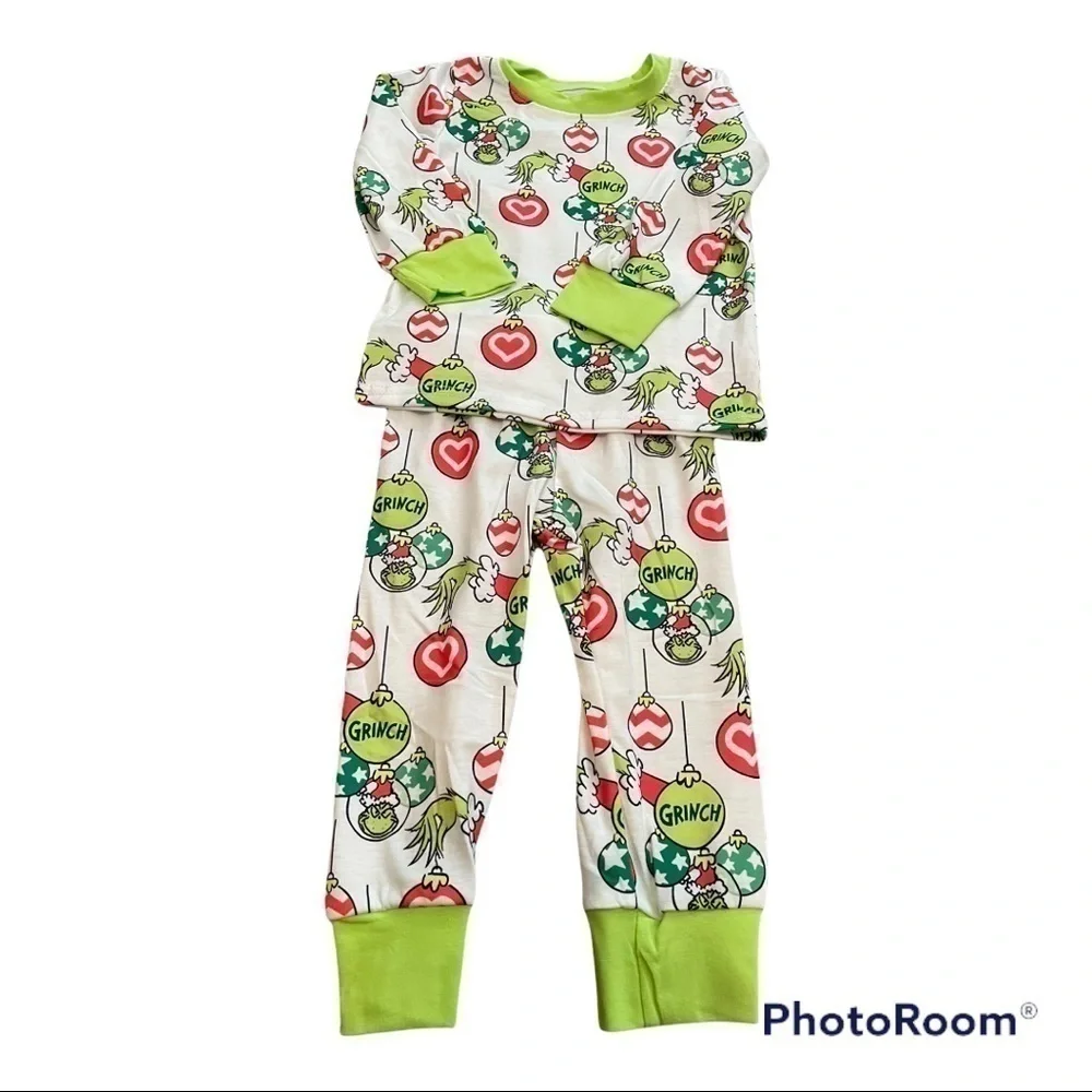 CHRISTMAS grinchmas unisex 2 piece pajamas